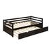 High-quality twin daybed Espresso day bed frame Pine day bed full size