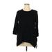 Style&Co Pullover Sweater: Black Tops - Women's Size X-Large