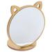 FOMIYES Vanity Mirror Vanity Mirror Make Up Mirror Wooden Mirror Tabletop Wood Mirrors Cat Mirrors for Indoor Makeup Desktop Vanity Mirror Make Up Mirror Make Up Mirror