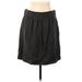 Ann Taylor LOFT Casual Mini Skirt Mini: Black Solid Bottoms - Women's Size 10