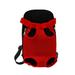 NUOLUX 1PC Pet Chest Backpack Outdoor Pet Four-leg Storage Bag Portable Pet Backpack Creative Pet Storage Bag Breathable Pet Travel Backpacks for Dogs Cats Kitten Puppy(Red Size S)