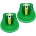 2 Pcs Automatic Sheep Drinking Bowl Copper Valve Water Fountain Animal Tool Pet Equipment Plastic Trough Lamb