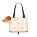 TEQUAN Foldable Dog Purse Carrier Collapsible Yellow Abstract Sun Moon Stars Prints Pet Travel Tote Bag for Small Cat Puppy Waterproof Dog Soft-Sided Carriers