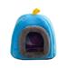 dnusflzt Guinea Pig House Bed Cozy Warm Small Animals Hamster Nest Cave Large Hideout with Handle Pet Winter Bed Pet Cage Accessories