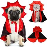 Halloween Dog Costume Dog Vampire Devil Costume Halloween Cloak Cape for Cat Dog