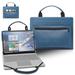 Lenovo Yoga 910 14 Laptop Sleeve Leather Laptop Case for Lenovo Yoga 910 14 with Accessories Bag Handle (Blue)