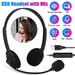 USB Headset Headphone with Microphone Noise Cancelling for PC Computer Call Chat