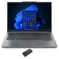 Lenovo ThinkPad E14 Home/Business Laptop (AMD Ryzen 5 7530U 6-Core 14.0in 60 Hz Wide UXGA (1920x1200) AMD Radeon 8GB RAM 1TB PCIe SSD Backlit KB Wifi Webcam Win 10 Pro) with USB-C Dock