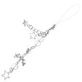 Cellphone Chain Star Phone Strap Charm Metal Phone Charm Decorative Phone Chain for Women