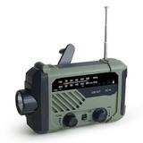 Shinysix Radio set Crank Radio LED Hand Crank Radio AM Radio 2000mAh Battery USB Radio LED SOS Outdoor Lamp Solar AM Radio Outdoor AM LED SOS Alarm Radio Outdoor Lamp AM Alarm 2000mAh Battery