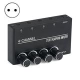 Chicmine 4 Channel Headphone Amplifier Portable 3.5mm Jack Earphone Amplifier Improve Sound Quality Low Noise Audio Receiver Stereo Audio Amplifier