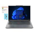 Lenovo ThinkPad E14 Home/Business Laptop (AMD Ryzen 5 7530U 6-Core 14.0in 60 Hz Wide UXGA (1920x1200) AMD Radeon 8GB RAM 1TB PCIe SSD Win 10 Pro) with Microsoft 365 Personal Dockztorm Hub