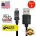 Micro USB Cable Premium Universal USB to Micro USB Cables High Speed USB2.0 Sync and Charging Cable (pack of 2) 1 Feet Black