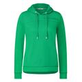 Cecil Hoodie Sweatshirt Damen celery green, Gr. S, Baumwolle, Weiblich Pullover