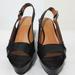 Nine West Shoes | Nine West Nwcaballo Snake Print Wedge Heel | Color: Black | Size: 10