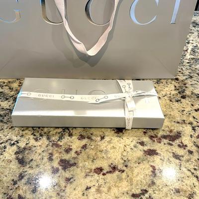 Gucci Other | A Box Of Gucci Holiday Cards With Envelopes | Color: Silver | Size: Os