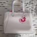 Kate Spade Bags | Nwt Kate Spade Tote In White Leather. This Bag Is Beautiful. | Color: Silver/White | Size: Os