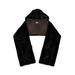 Burberry Accessories | Burberry Eco Fur Hooded Scarf | Color: Black | Size: Os