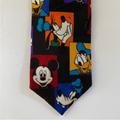 Disney Accessories | Disney | Mickey Goofy Pluto Cartoon Disney Tie | Color: Black | Size: Os