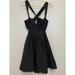 Anthropologie Dresses | Anthropologie Maeve Midi Dress Open Tie Back Black Women’s Size 8 Petite | Color: Black | Size: 8p