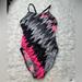 Nike Swim | Nike Women’s Size 4 Black And Pink One Piece Swimsuit | Color: Black/Pink | Size: 4