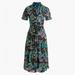 J. Crew Dresses | J.Crew Abigail Borg Dress, Multi Color, Size 6, Buttons Up The Front + Waist Tie | Color: Blue | Size: 6