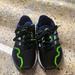 Adidas Shoes | Adidas Kids Size 4 1/2 Black,Green,Blue And White | Color: Black/Green | Size: 4.5b