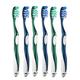 Fremouth Extra Firm Toothbrushes for Adults, Extra Hard Bristles, 6 Count