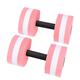 Fitness Dumbbell, 1 Pair Foam Heavy Resistance Barbells Pool Barbell Float Aqua Exercises Equipment For Water Aerobics Bodybuilding Training Fitness Yoga(Pink) Fishingreel Strength Training