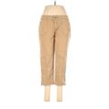 DKNY Jeans Khakis - Mid/Reg Rise Straight Leg Boyfriend: Tan Bottoms - Women's Size 6 Petite