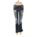 Silver Jeans Co. Jeans - Low Rise Boot Cut Boyfriend: Silver Bottoms - Women's Size 26 - Sandwash