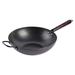 Gibson Home Stargaze 13 Inch Carbon Steel Nonstick Hammered Wok w/ Wood Handle in Black Non Stick/Carbon Steel in Black/Gray | Wayfair 950120503M