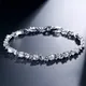 ZAKadvocate-Bracelets en cristal exquis pour femmes bracelets en argent bracelets en cristal de