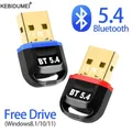 Adaptateur USB Bluetooth 5.4 pour PC récepteur Bluetooth 5.3 dongle pour haut-parleur souris sans