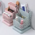 Boîte de rangement en plastique pour cosmétiques fournitures scolaires et de bureau