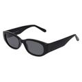 Fielmann OU 031 SUN FA Damen-Sonnenbrille Vollrand Oval Acetat-Gestell, Schwarz