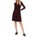 Brenda Long Sleeve Mesh Wrap Dress