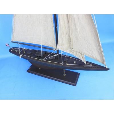 Wooden Vintage Endeavour Limited Model Sailboat Decoration 35" - 24" L x 4" W x 35" H