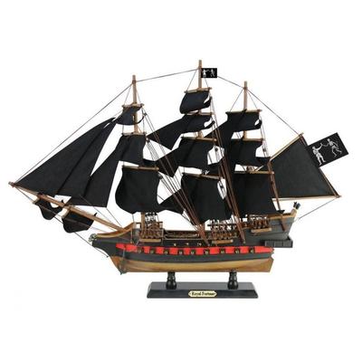 Wooden Bart's Royal Fortune Sails Limited Model Pirate Ship 26"