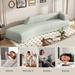 109.4" Curved Sleeper Sofa Chaise Lounge Couch for Living Room Bedroom, Modern Indoor Sofa Bed Leisure Couch