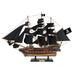 Wooden Captain Hook's Jolly Roger from Peter Pan Black Sails Limited Model Pirate Ship - 26"