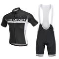 Lixada Cycling Jersey Set Sleeve Shirt Padded Bib Breathable Bib Breathable MTB Bike Suit Shirt Padded Bib Summer Set Sleeve Breathable MTB Bike B Breaable M Shirt a Padded a Padded B Breaable M Bike