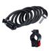 Bicycle Lock Five-Digit Code Locks Mountain Bike Road Bike Wire Steel Cable Lock Anti-Theft Ring Bicycle Accessories