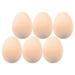 6 PCS Drawing Tool Toy DIY Hand-painted Egg Kids Gift DIY Wooden Egg DIY Painting Egg Plaything Child