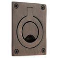 Naiture Large Rectangular Recessed Ring Flush Pull In Oil Rubbed Bronze