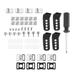 BAOSITY 35 Pieces Football Repair Repair Screwdriver Nuts Accessories Stainless Steel Football Visor for Hockey