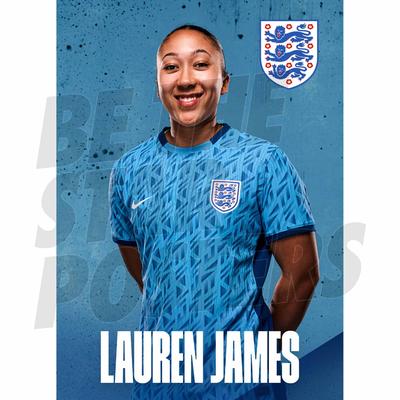 England Lauren James Headshot Auswärtsplakat A3 Image