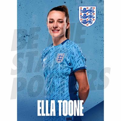 England Ella Toone Headshot Away Poster A3 Image