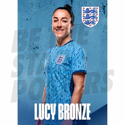 England Lucy Bronze Headshot Auswärtsposter A3 Image