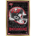 NFL Tampa Bay Buccaneers - Neon Helmet 23 Wall Poster 22.375 x 34 Framed